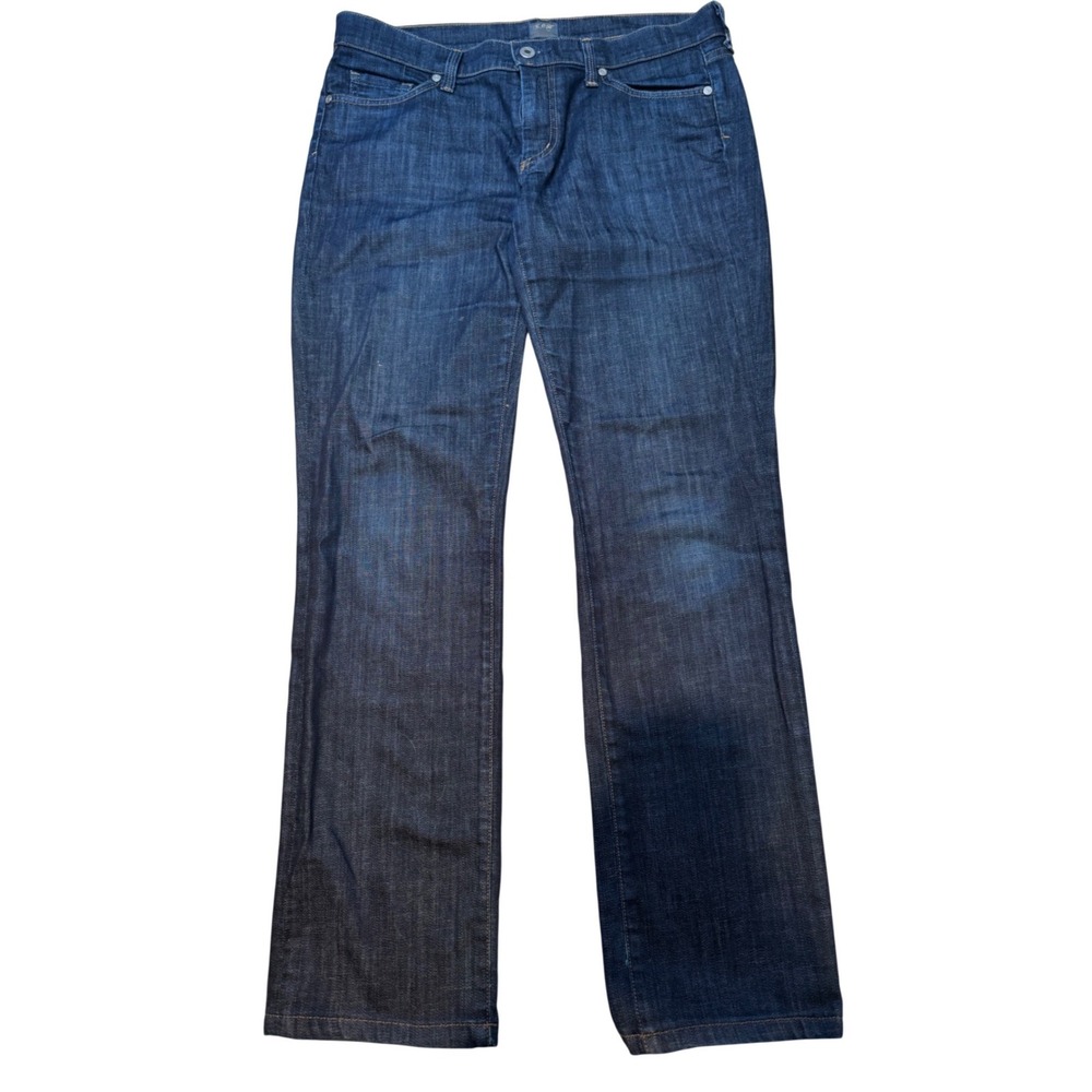 Citizens of Humanity Elson Medium Rise Straight Leg Dark Wash Jeans Size 31 - Picture 1 of 13